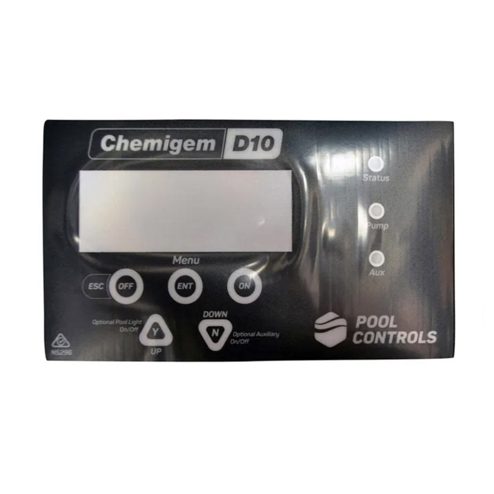 Pool Controls Replacement Front Lable D10 Pool Controls Replacement Front Lable D10